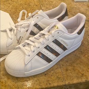 Adidas superstar tortoise size 8